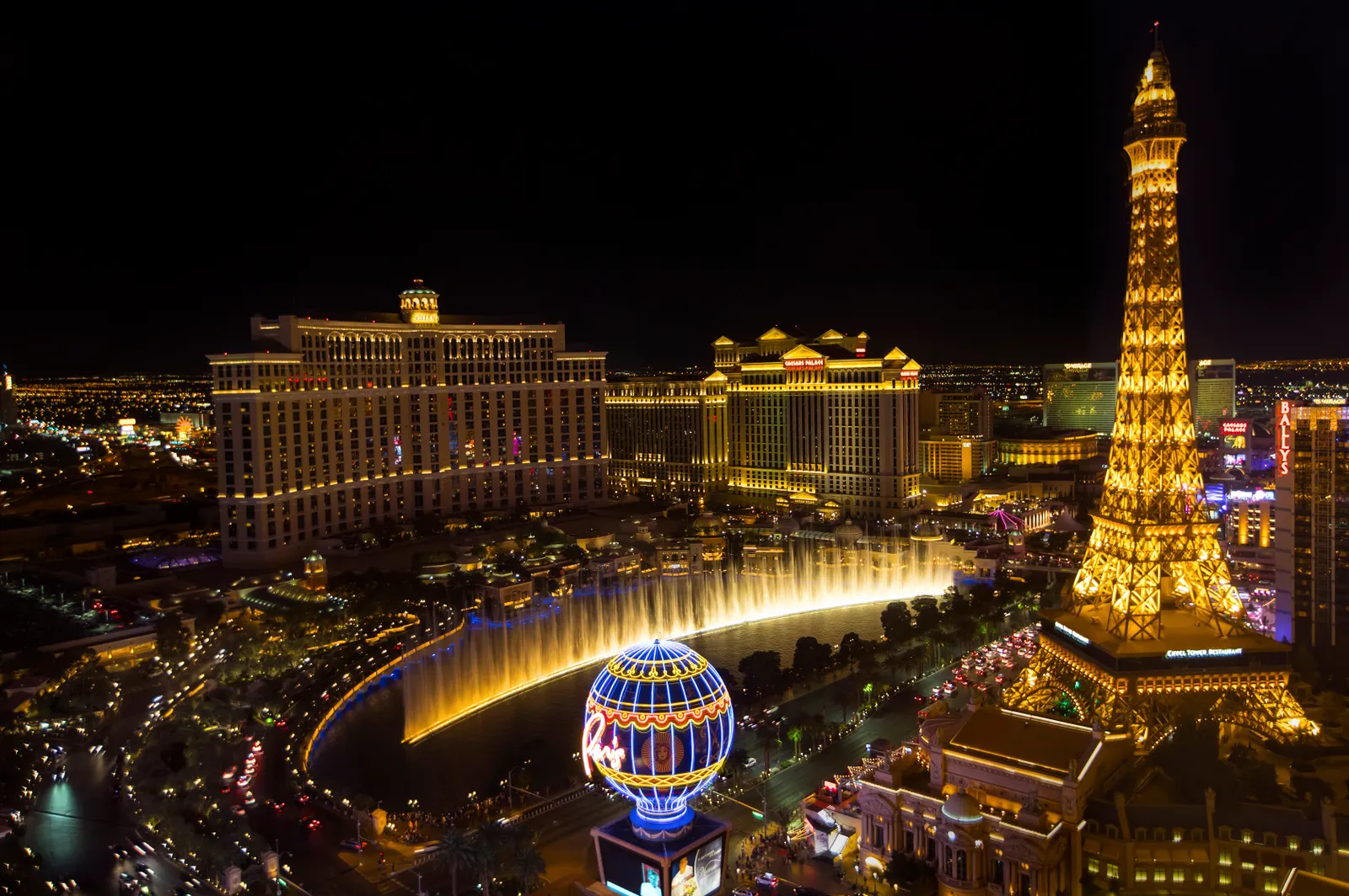 Las Vegas Strip Helicopter Night Flight