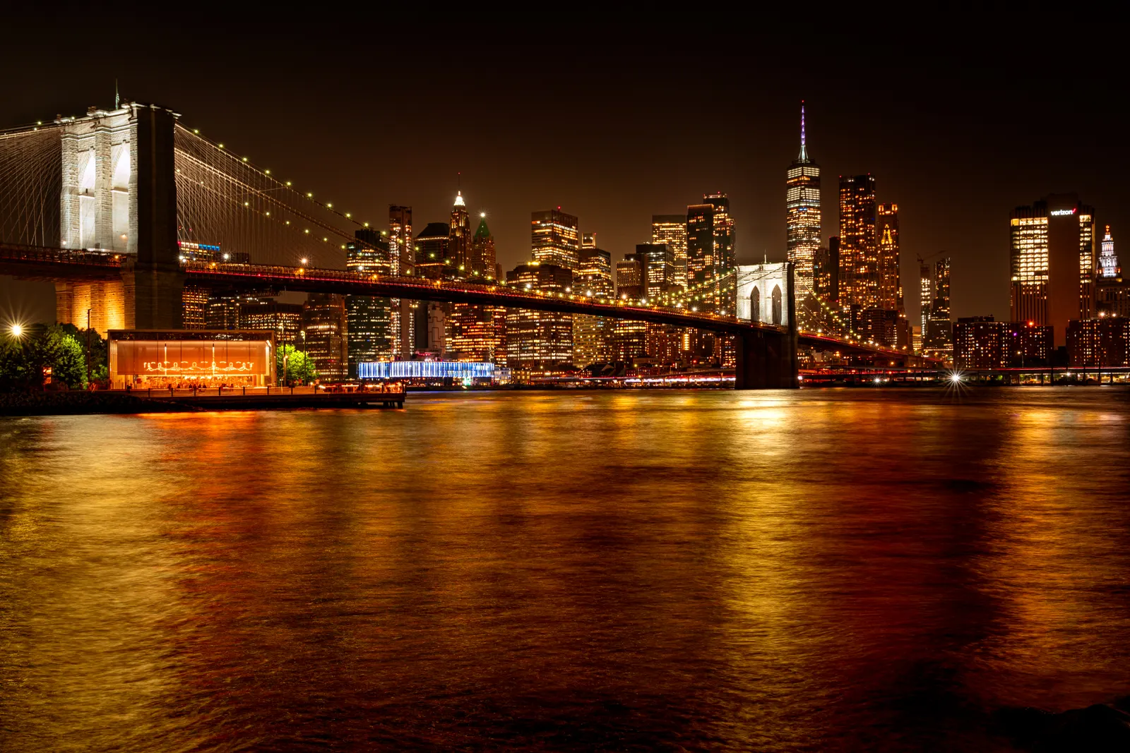 New York at night